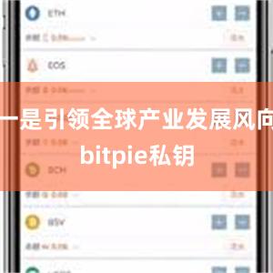 一是引领全球产业发展风向bitpie私钥